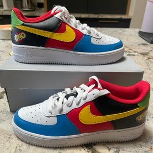 NIKE UNO AIR FORCE 1!! BRAND NEW IN BOX!! RARE!! MEN 7 WOMEN 8.5
